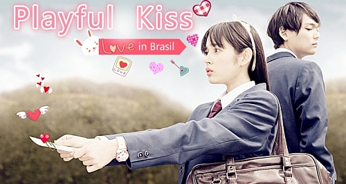 Playful kiss love in Brazil...