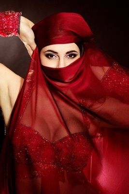 The Lady in red
