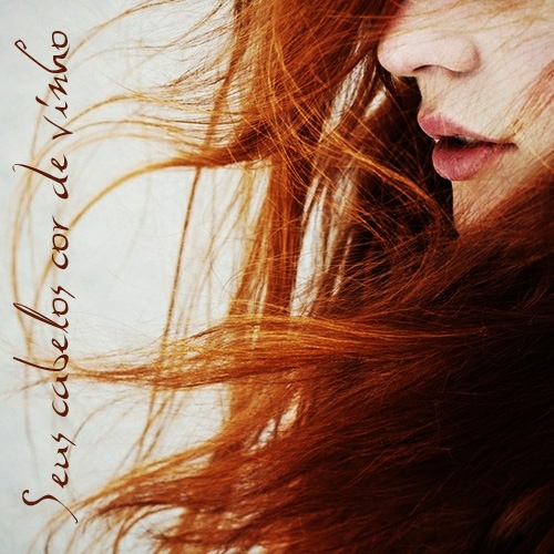 Your burgundy hair