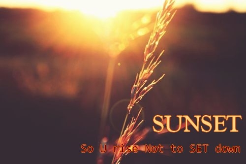 Sunset