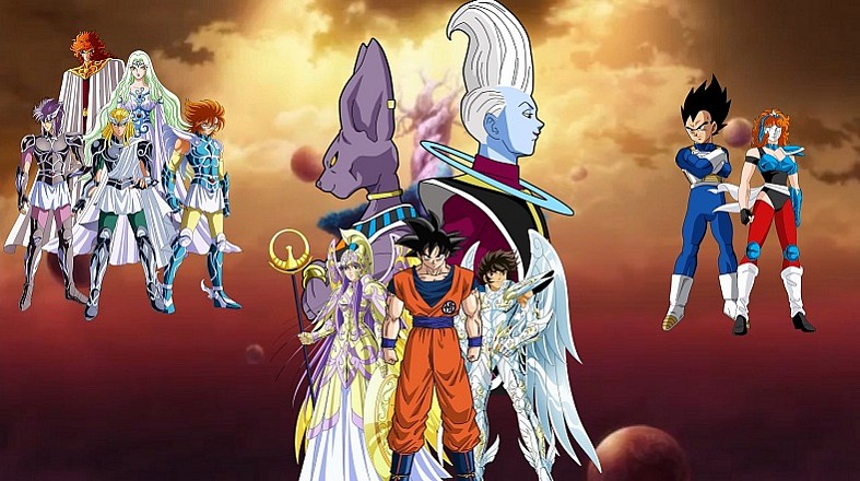 Goku and Saori Between Gods and Deities