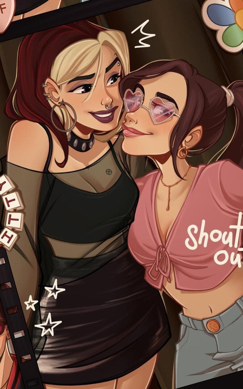 Anna Marie e Kitty Pryde: Mutant Love