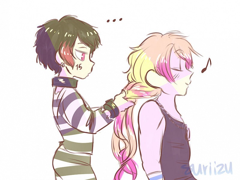 Jyugo, fix my hair!