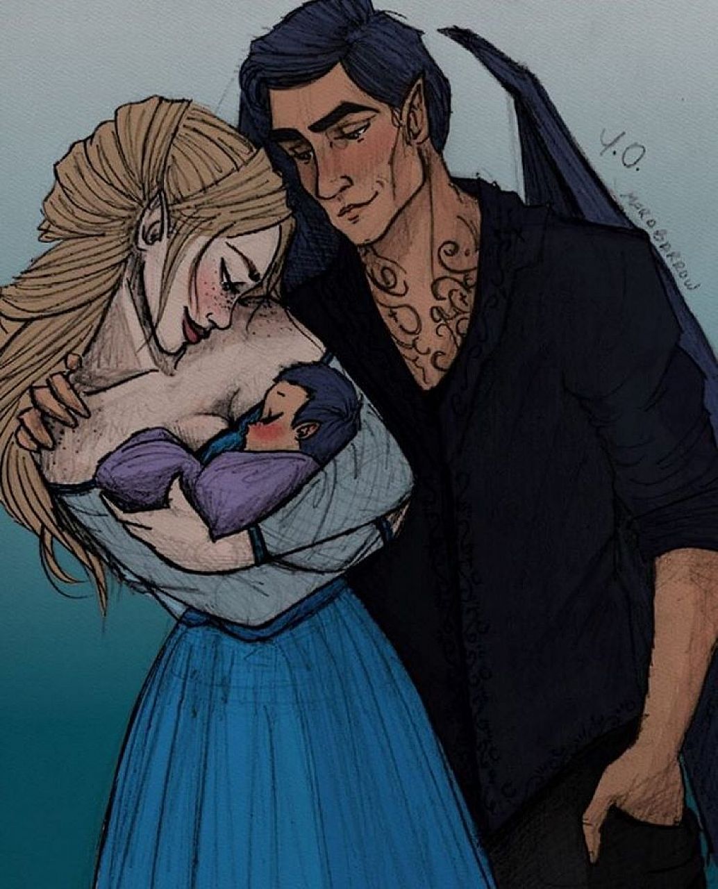 O bebê de Rhys e Feyre