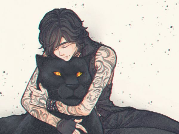 As dark as a shadow...