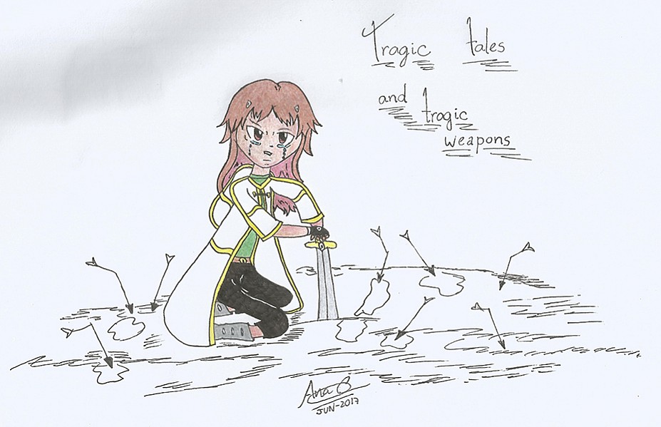 Tragic tales and tragic weapons