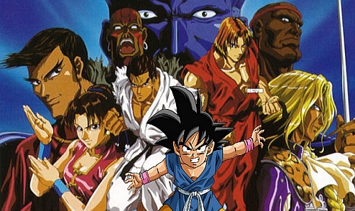 Goku em busca dos lendários lutadores