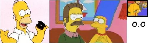 Marge and Flanders