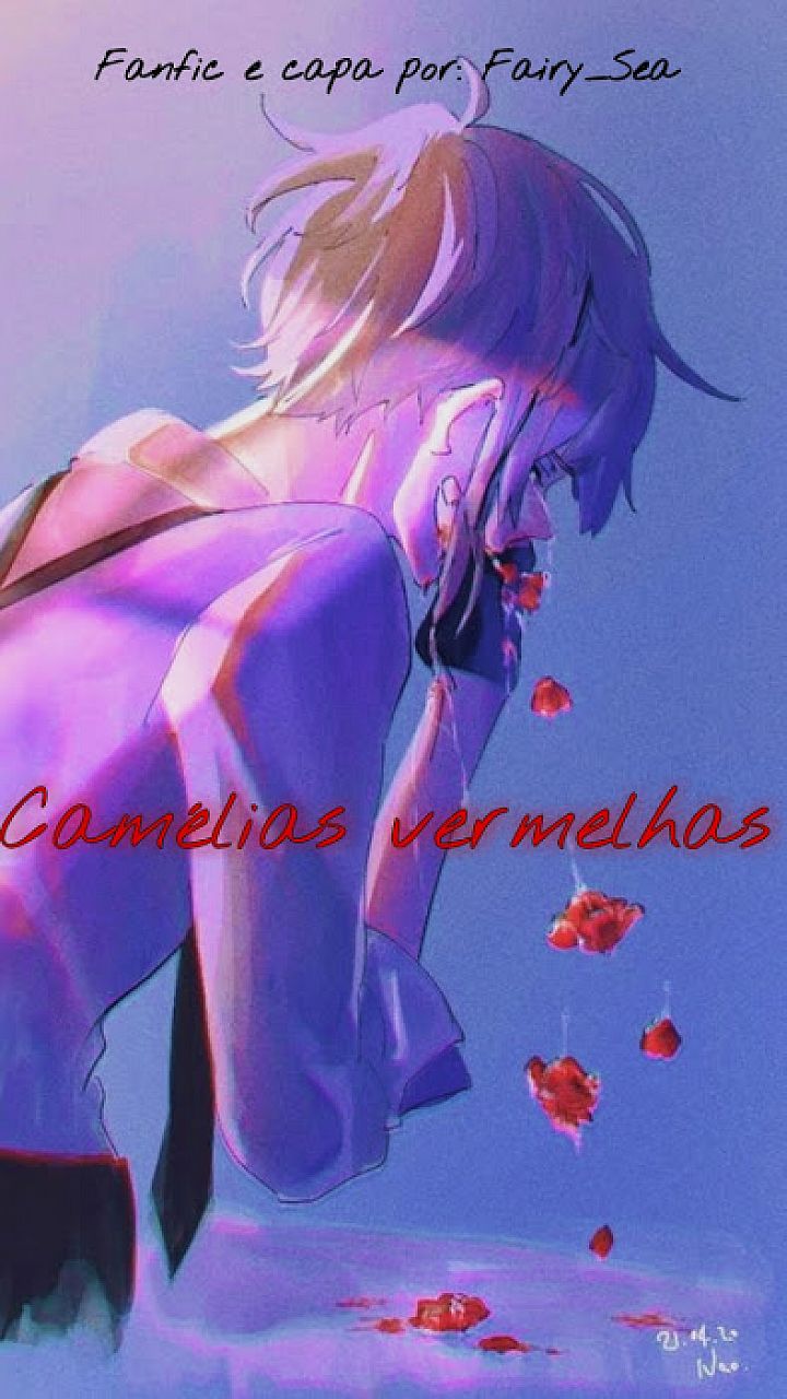 red camellias