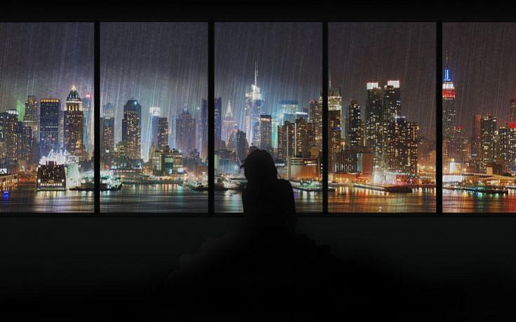 Rain outside, storm inside.